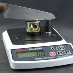 Sharpness is checked using an Edge On Up PT50A 'BESS Certified' tester.