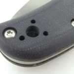 The lanyard hole also has the clip fixing holes around it.