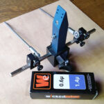 Using a set of 0.6/1.4 micron Wicked Edge Ceramic stones to get the final polish.