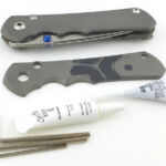 Using a CRK care kit for the job with thread lock and lubricant.