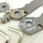 A bit of lubricant on the new handle ready for the washer to move over.