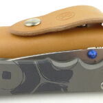As delivered it is configured for the smaller size of knife, so does look too small.
