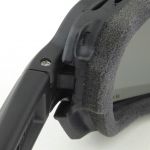 Refitting the seal is simple with three steps. First position the seal around the nose pads with the arms open.