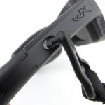 The head strap connector clicks into the side of the arm.