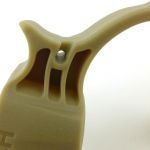 A small hole allows a lanyard to be fitted if required.