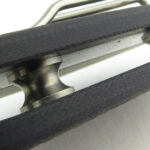 The Sliverax is an open back design with waisted spacers.