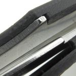 The liners and lock bar are nested into the handles.