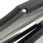 The liners and lock bar are nested into the handles.