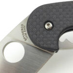 With the blade part open you can see the stop-pin cut-out at the base of the flipper tab.