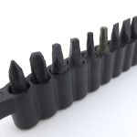 The bits are standard 1/4" Hex fitting.