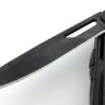 A longer than average blade for a multi-tool.