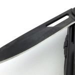 A longer than average blade for a multi-tool.