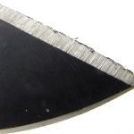 This blade arrived with burrs left on. A quick strop and this was fixed.