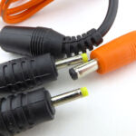 The power supply plug and the battery plugs are different.