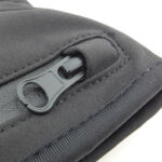 On the under-side of the wrist is the battery compartment and its zip.