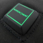 Low power and the button glows green.