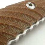 Attention to detail is fantastic with milled lines matching jimping grooves.