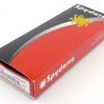 Spyderco's standard slip-cover box.