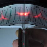 Examining the edge bevel.