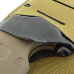 A closer look at the shaping of the kydex opening.