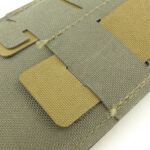 A very unusual design as there are no press studs or velcro.