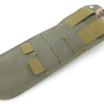 The MOLLE straps in a belt loop configuration.