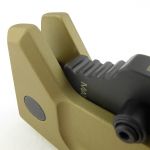 The handles have a large finger guard incorporated into the design.