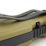 Showing the pocket clip shaping.