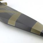 On the back of the blade is a swedge.