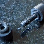 The thumb studs did have thread-lock.