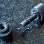 The thumb studs did have thread-lock.