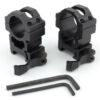 I have gone for QR mounts for easy removal when folding the Little Badger.