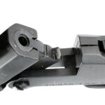 With the breech open you can see the hook used by the lock.