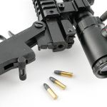 For scale with ammunition.