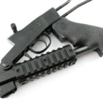 As the rifle now folds again - with a great handle.