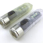 With the A5, the GITD body is slightly opaque.