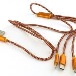 To cover all bases a multi-connector USB cable is included.