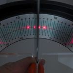 The B40's factory edge bevel.