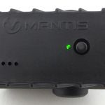 An indicator light next to the power switch.