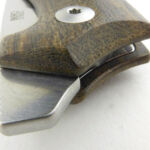The liners are set into recesses in the handles.