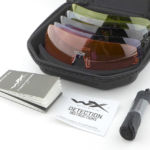 Instructions and a cleaning cloth are also in the case.