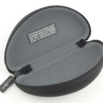 The case has a soft fabric lining.