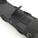The MOLLE strap uses a velcro fixing.