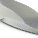 Small swedge near the tip.