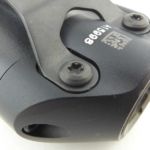 Screwed directly to the aluminium head.